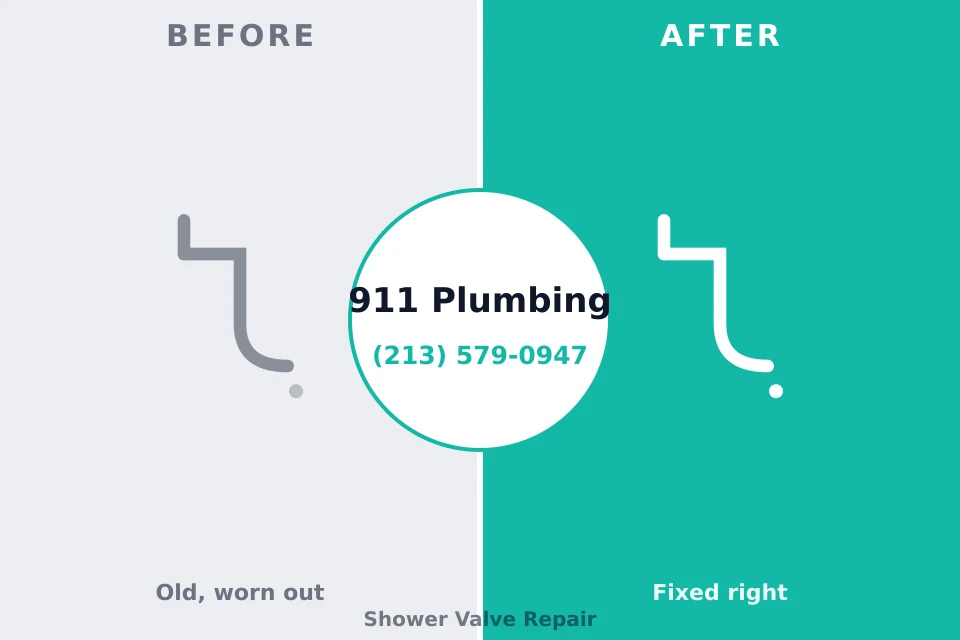 Before and after: plumbing repair North Key Largo, FL